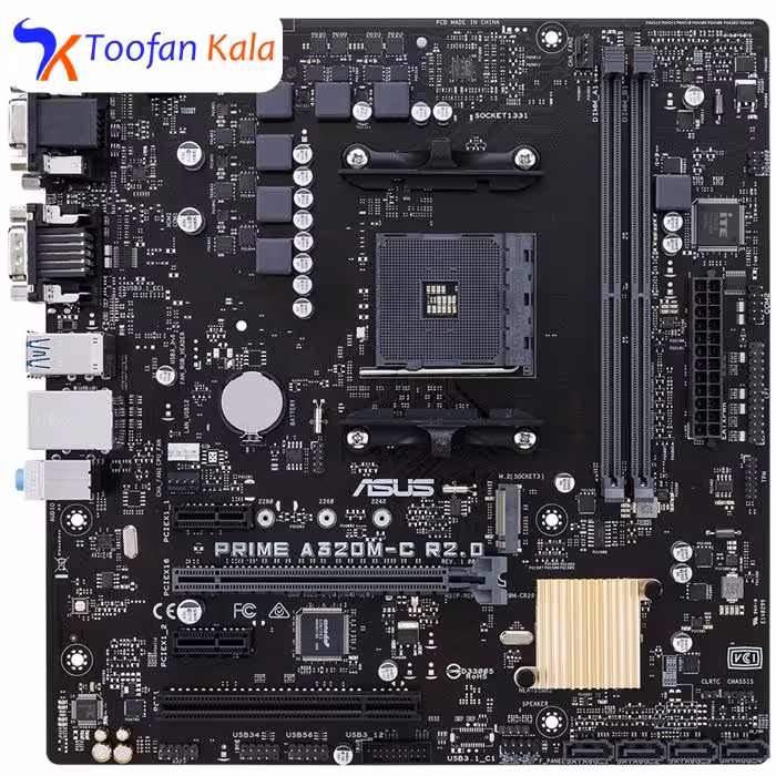 مادربرد ایسوس مدل PRIME A320M-C R2.0  ASUS PRIME A320M-C R2.0 Motherboard