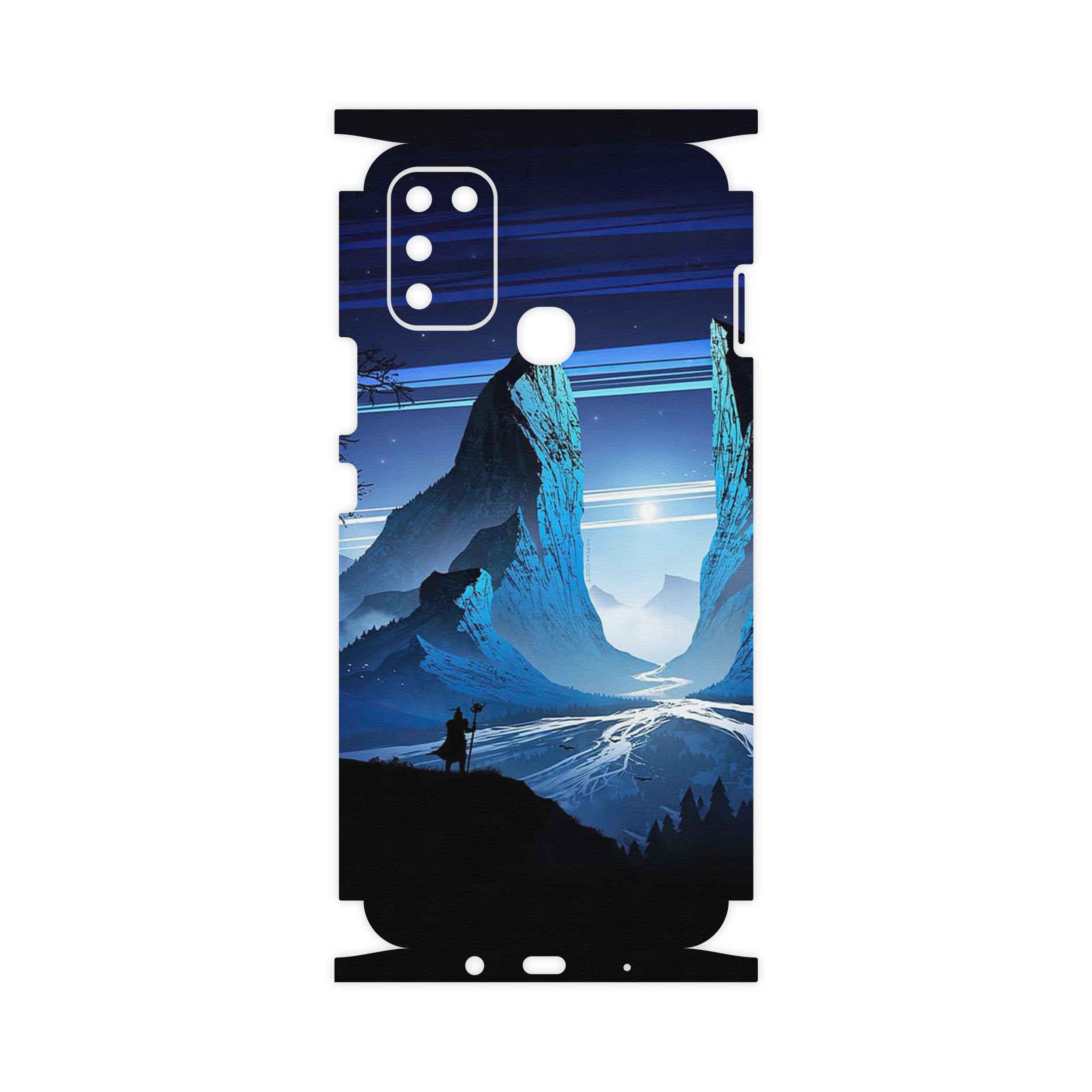 برچسب پوششی ماهوت مدل Blue Mountains Digital Art-FullSkin مناسب برای گوشی موبایل اینفینیکس Hot 11 Play