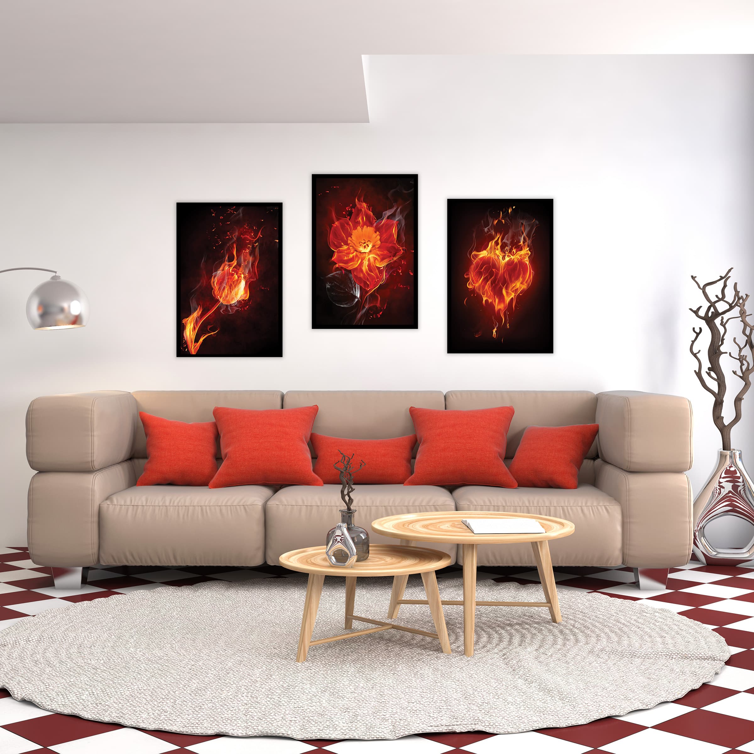 تابلو مدل FB-42 مجموعه 3 عددی