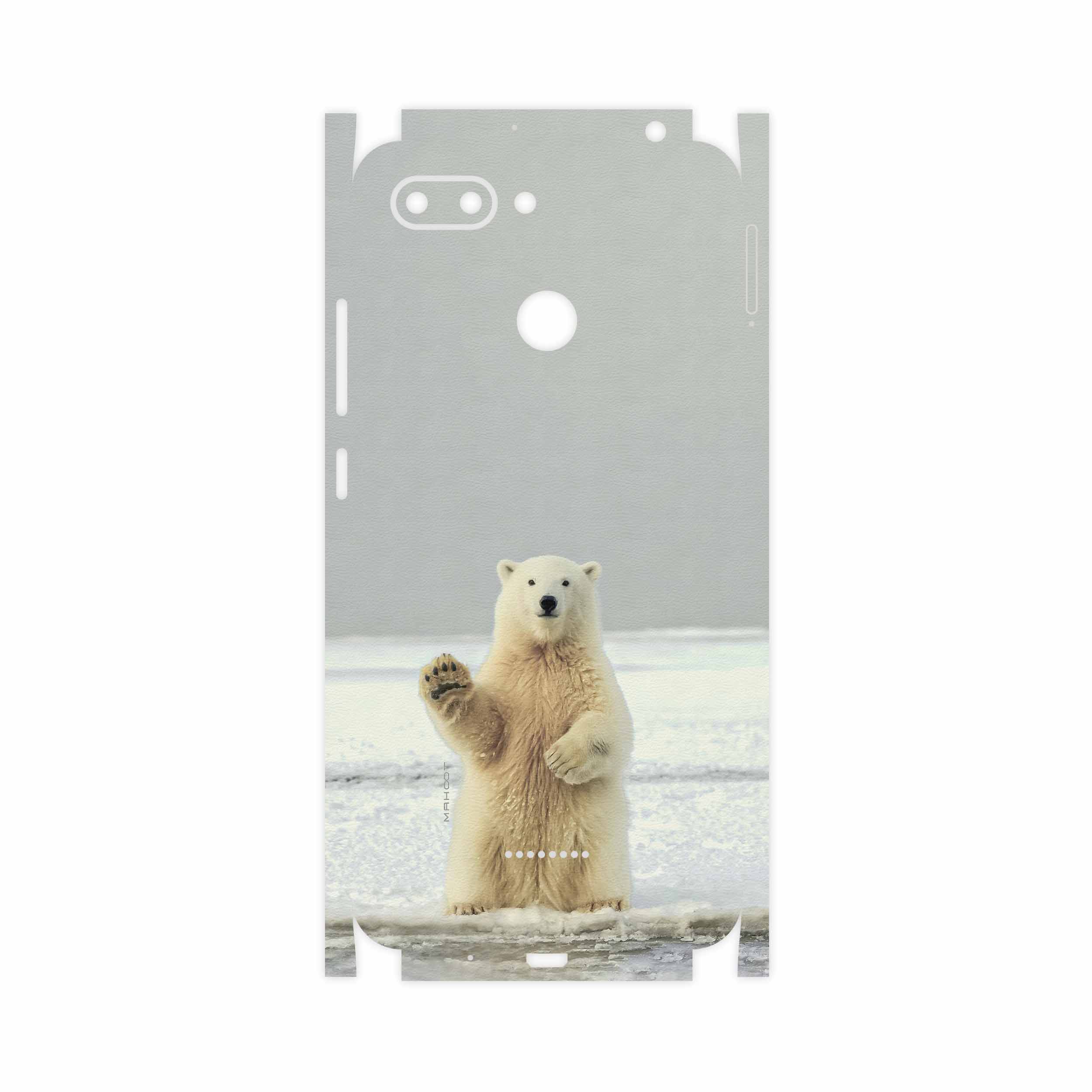 برچسب پوششی ماهوت مدل Polar bear-FullSkin مناسب برای گوشی موبایل شیائومی Redmi 6