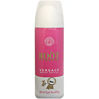 اسپری خوشبو کننده بدن زنانه روت مدل VERSACE Bright Crystal حجم 200 میلی لیتر