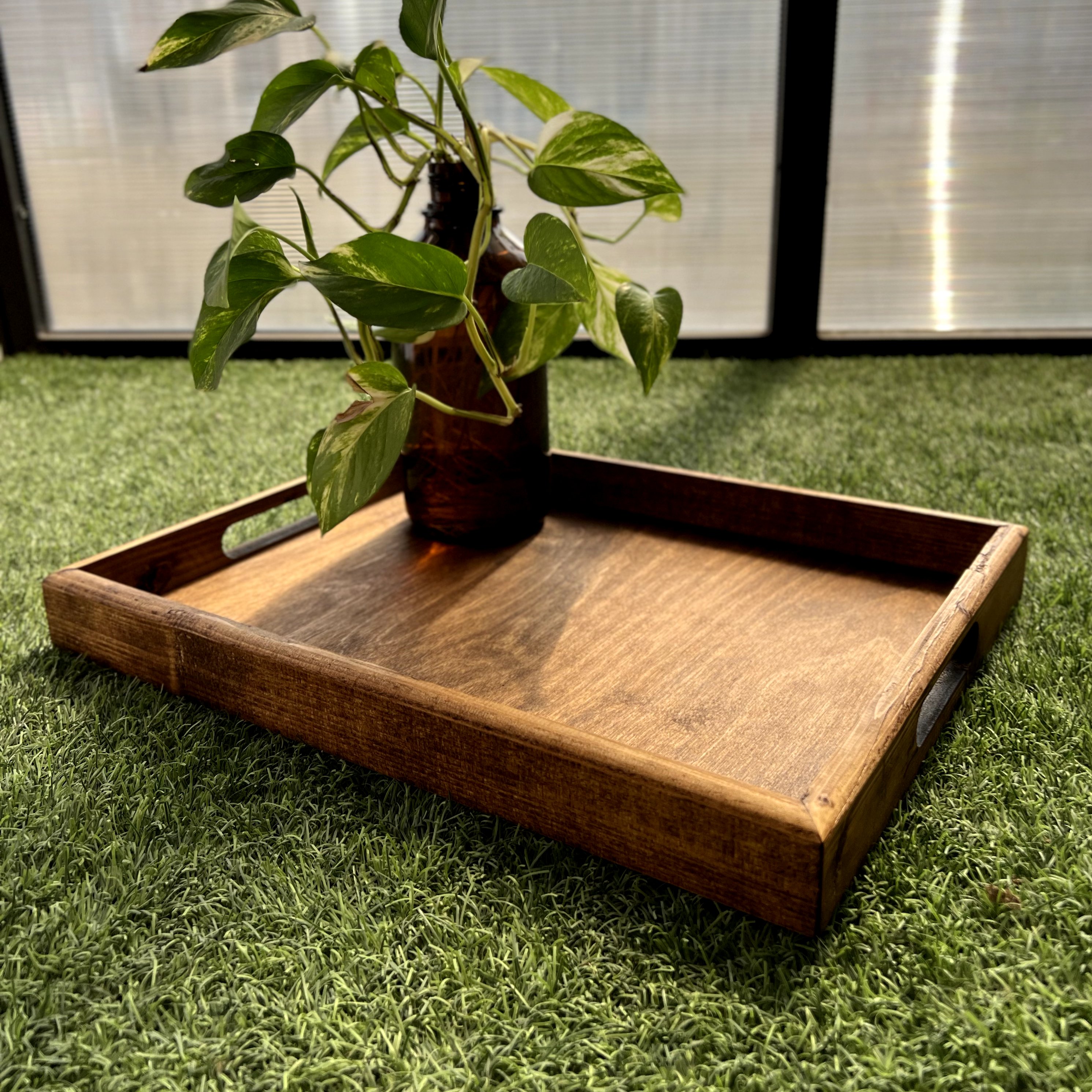 سینی چوبی پلای وود ضدآب ابعاد 30×40