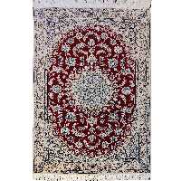 فرش دستبافت دو متری طرح نایین کد SH 81