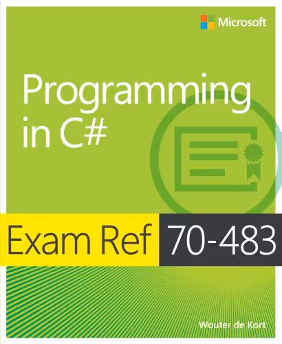 خرید و دانلود نسخه کامل کتاب Exam Ref 70-483: Programming in C#