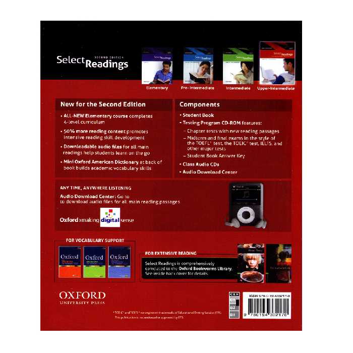 کتاب Select Reading اثر جمعی از نویسندگان انتشارات اشتیاق نور چهار جلدی