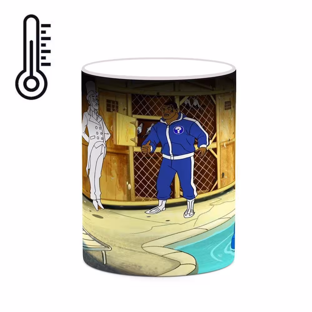 ماگ حرارتی کاکتی طرح کارتون Mike Tyson Mysteries مدل mgh22741