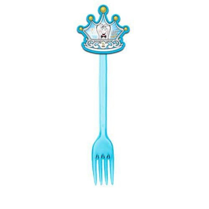 چنگال تم تولد دندون پسر،10عددی