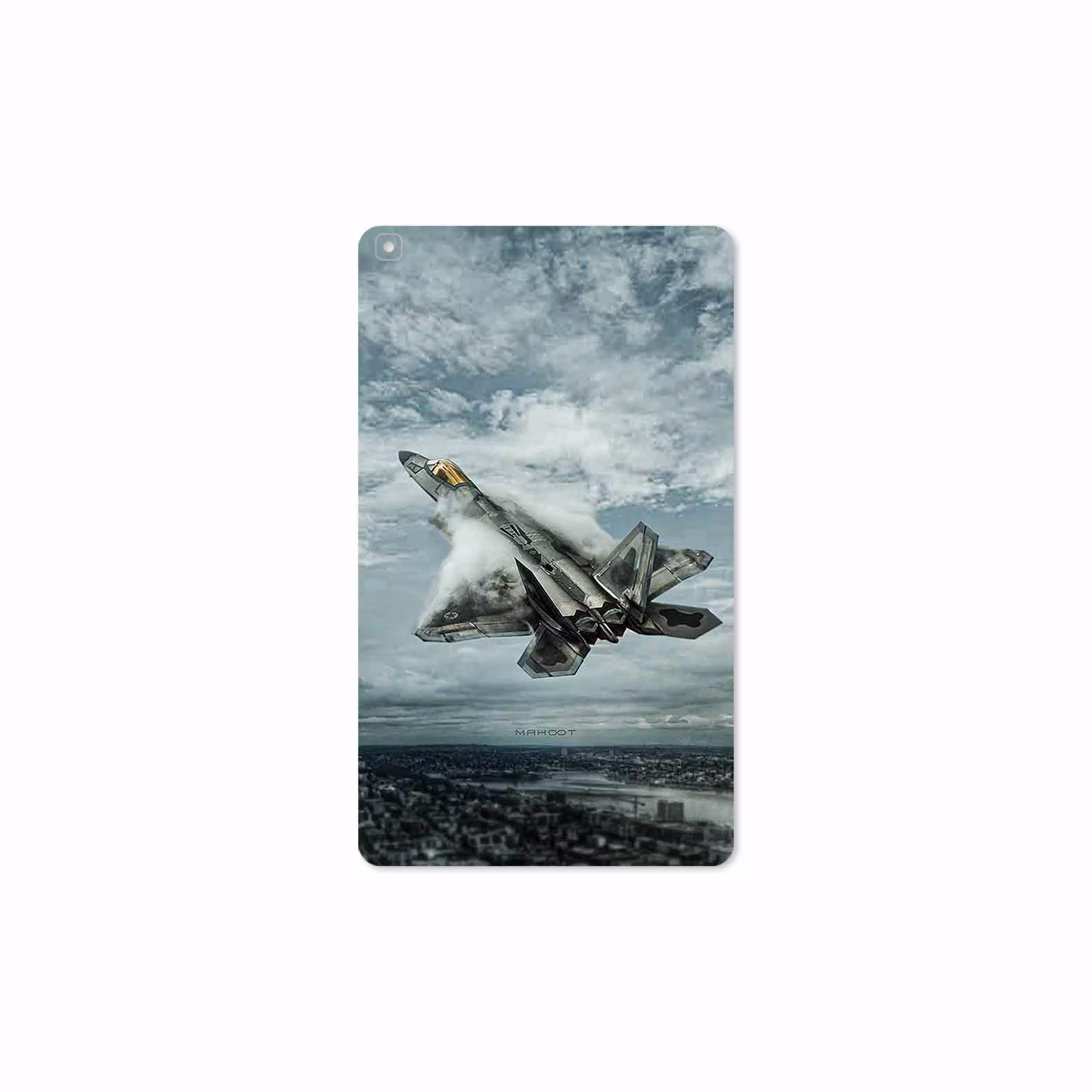 برچسب پوششی ماهوت مدل F-22 Raptor مناسب برای تبلت سامسونگ Galaxy Tab A 8.0 2019 T295