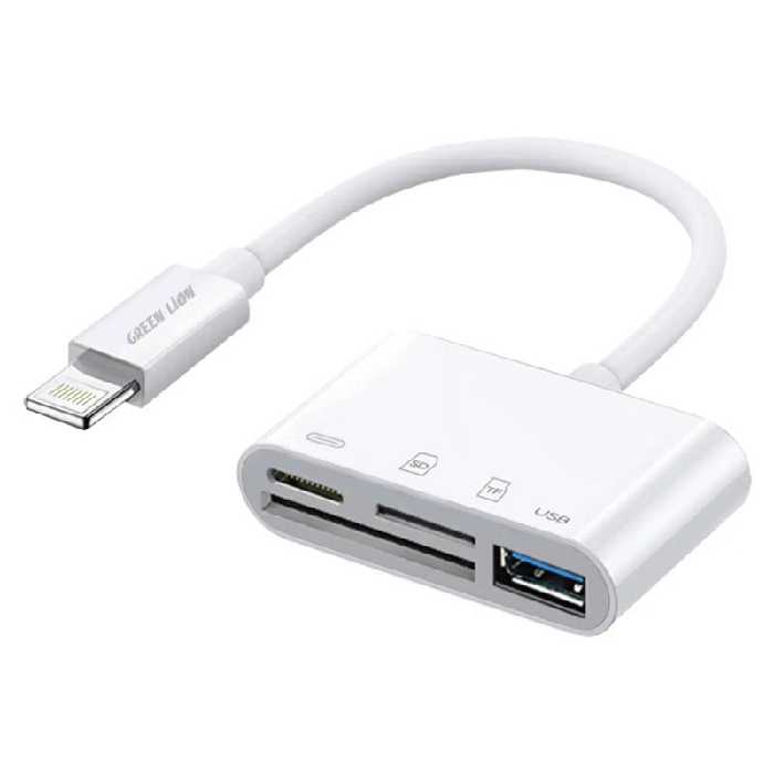 هاب 4 پورت گرین لاین مدل GN4IN1ADLGWH