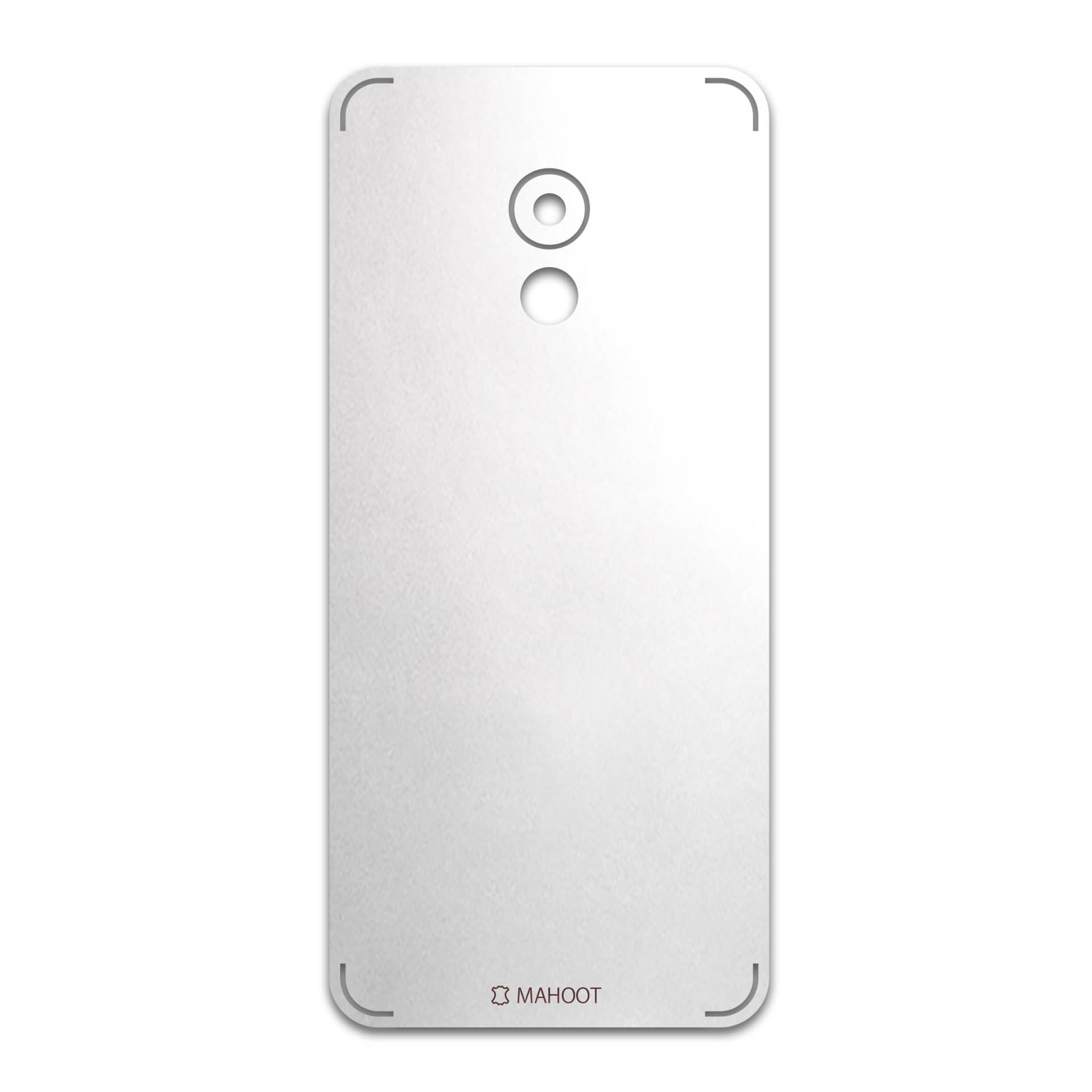 برچسب پوششی ماهوت مدل Metallic-White مناسب برای گوشی موبایل میزو Pro 6