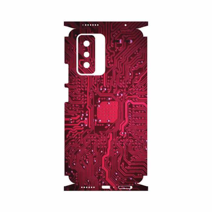 برچسب پوششی ماهوت مدل Red-Printed-Circuit-Board-FullSkin مناسب برای گوشی موبایل شیائومی 11T Pro