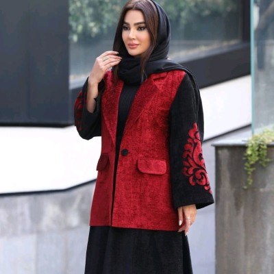 مانتو مجلسی مدل کت و دامن یلدایی