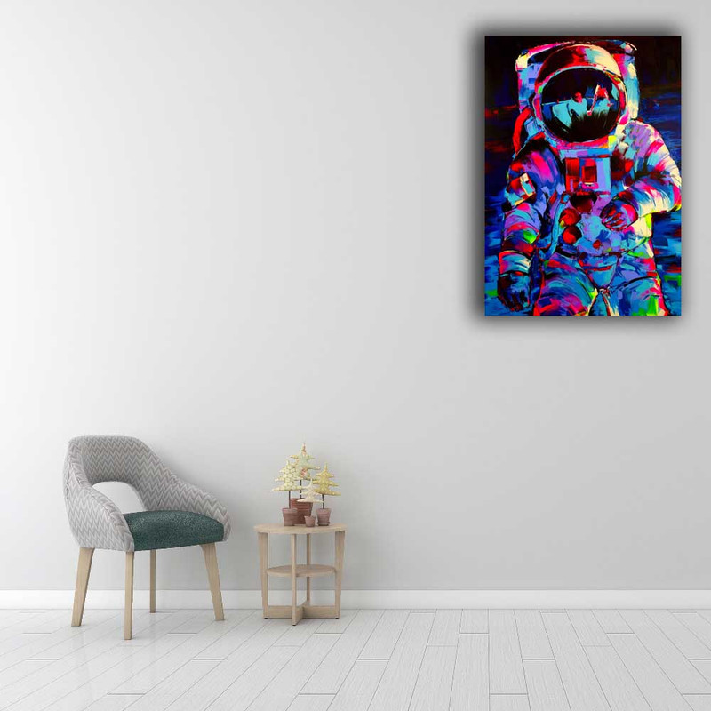 تابلو شاسی مدل فضا نورد 01 7-10 | دنیای قاب