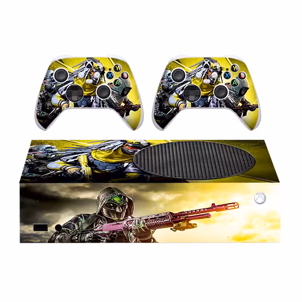برچسب کنسول بازی ایکس باکس series s مدل call of duty کد 9 مجموعه 4 عددی