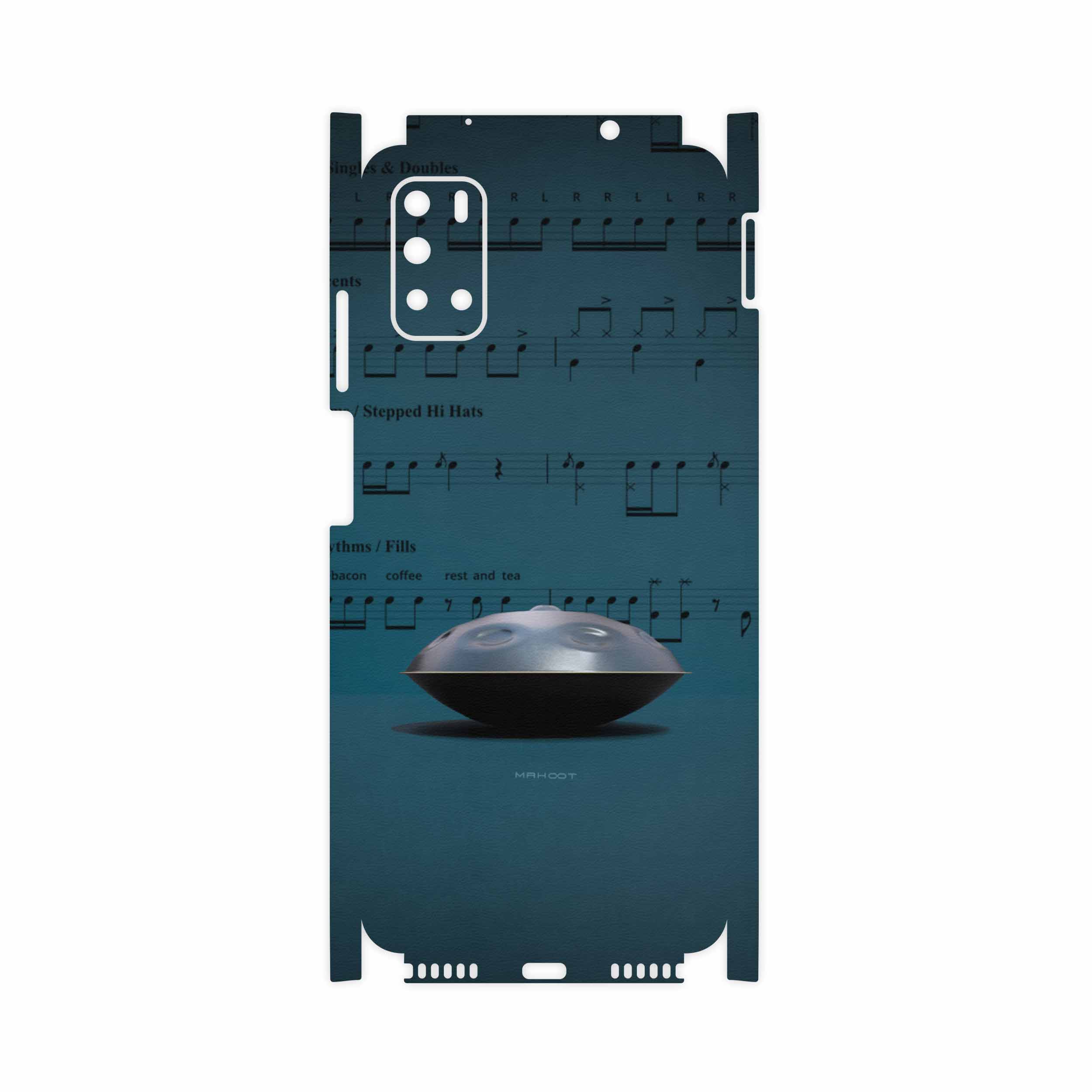 برچسب پوششی ماهوت مدل Hang-Instrument-FullSkin مناسب برای گوشی موبایل جی پلاس Z10