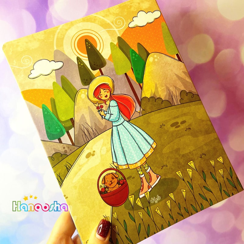 کلاسور حلقه فلزی 80 برگ دایان سری آلیس کد 02 | 26 حلقه