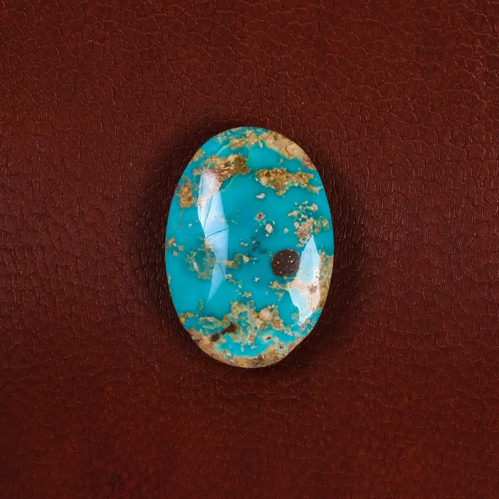 نگین فیروزه شجری کد 22479 - جواهری مشاهیر