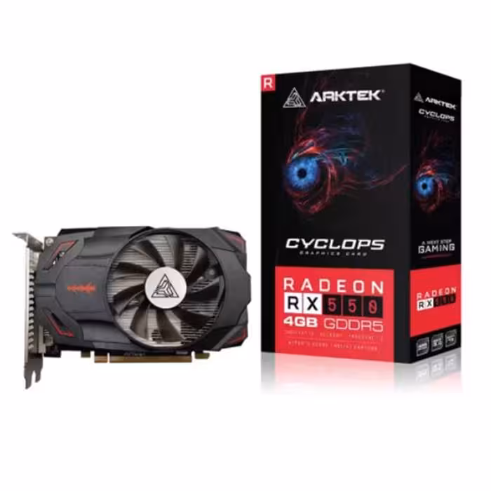 کارت گرافیک آرکتک Arktek Radeon RX550 4G DP