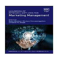 کتاب Handbook of Research Methods for Marketing Management اثر جمعی از نویسندگان انتشارات نبض دانش