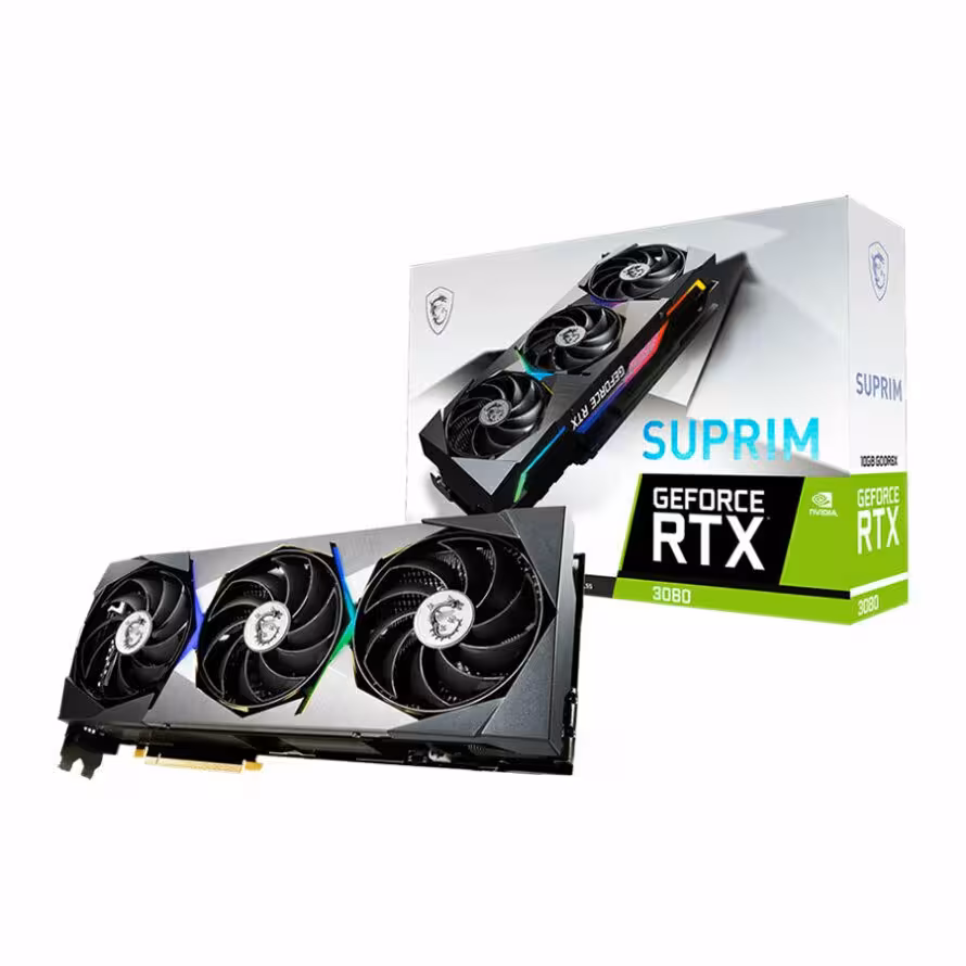 کارت گرافیک ام اس ای RTX 3080 Suprim 10Gb