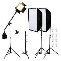 کیت سه شاخه S290-T و سافت باکس 4 لامپ D-kit25