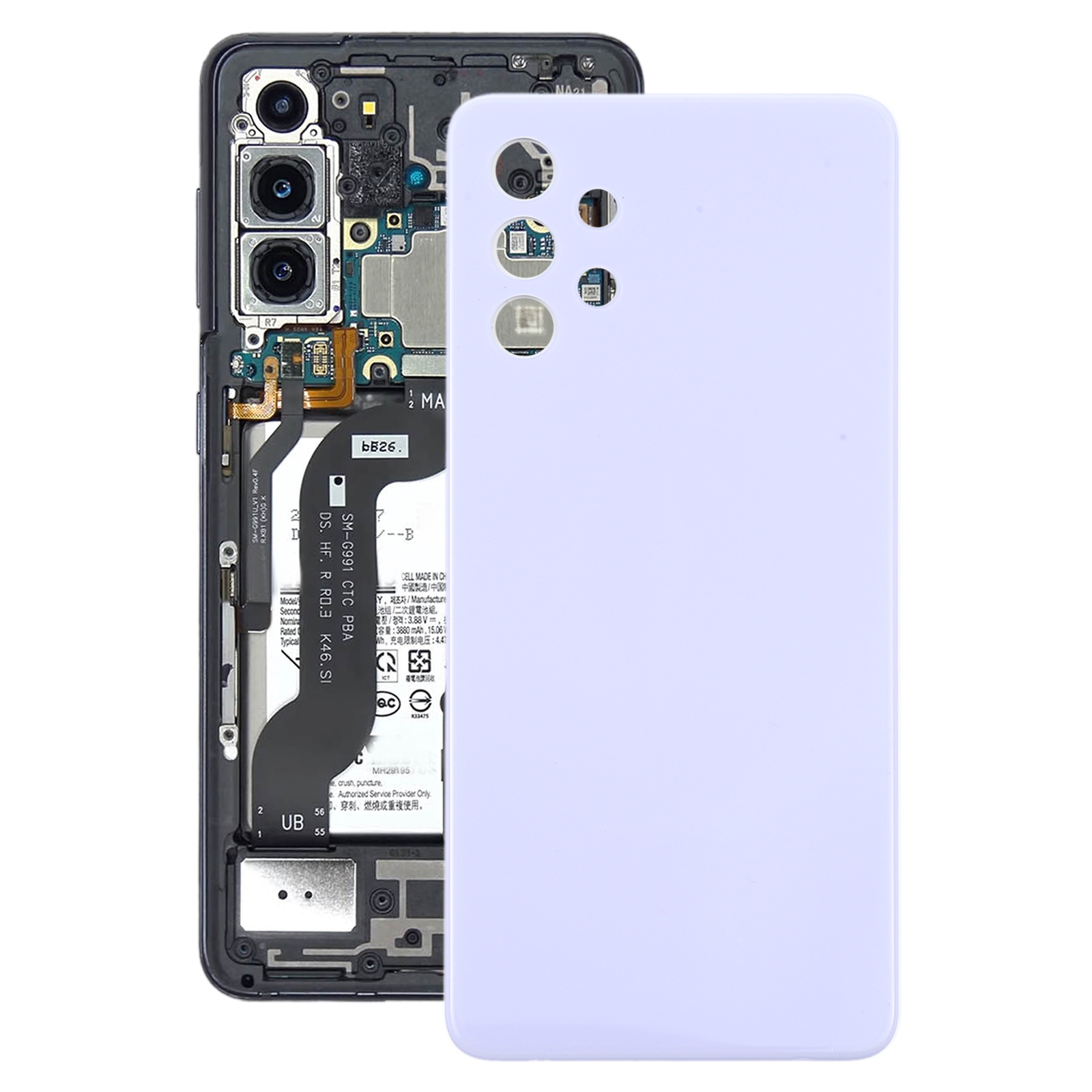 درب پشت باتری Back Cover Samsung A325 Galaxy A32 Purple