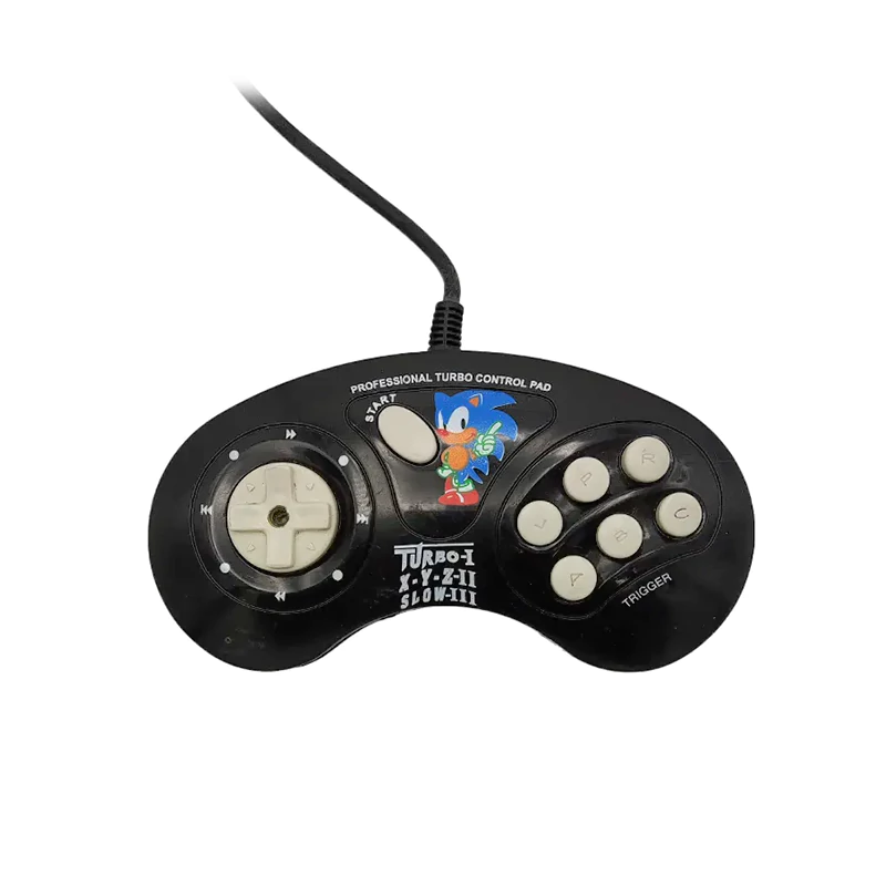 دسته سگا 6 دکمه Professional Turbo Control Pad