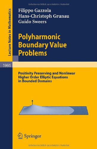 خرید و دانلود نسخه کامل کتاب Polyharmonic Boundary Value Problems: Positivity Preserving and Nonlinear Higher Order Elliptic Equations in Bounded Domains