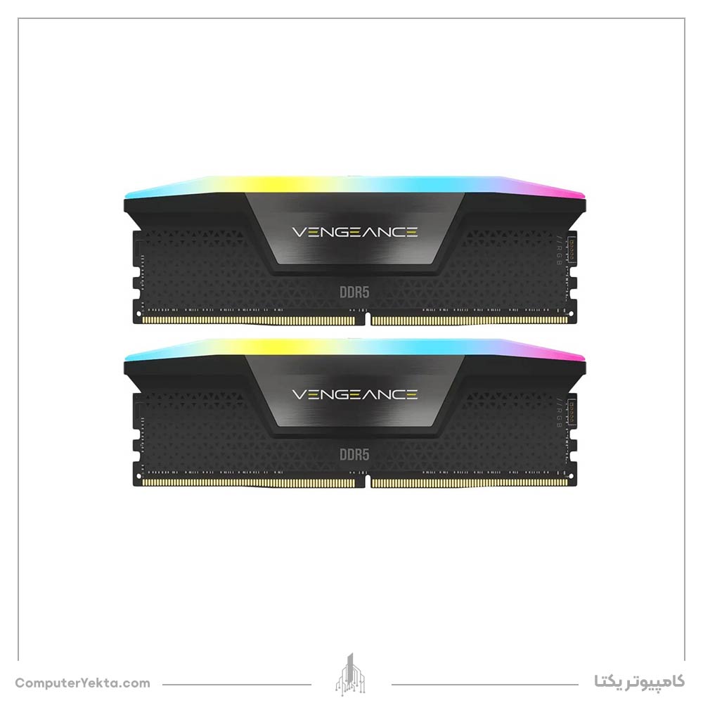 رم Corsair Vengeance RGB 32GB 2×16 5200 DDR5