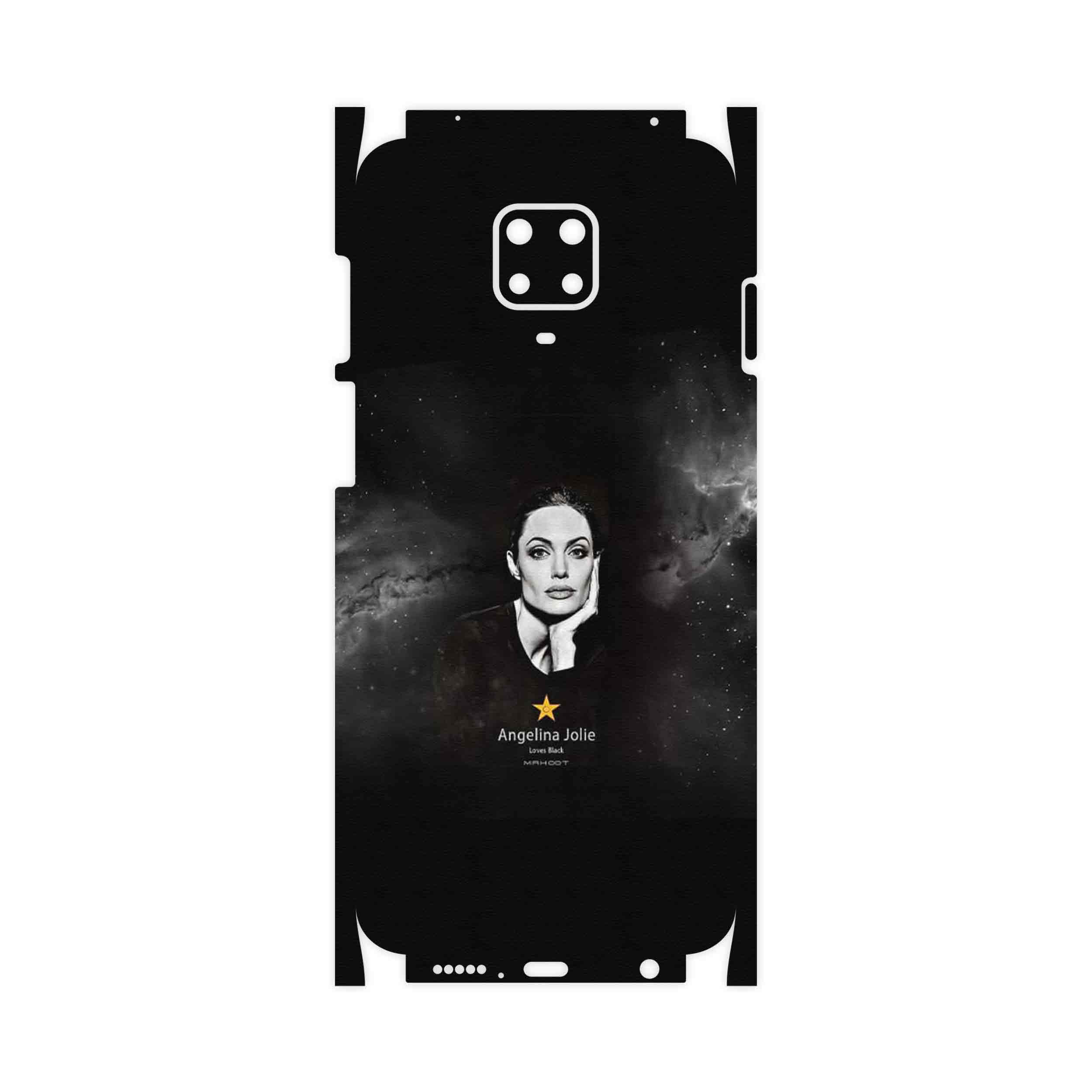 برچسب پوششی ماهوت مدل Angelina Jolie-FullSkin مناسب برای گوشی موبایل شیائومی Redmi Note 9 Pro