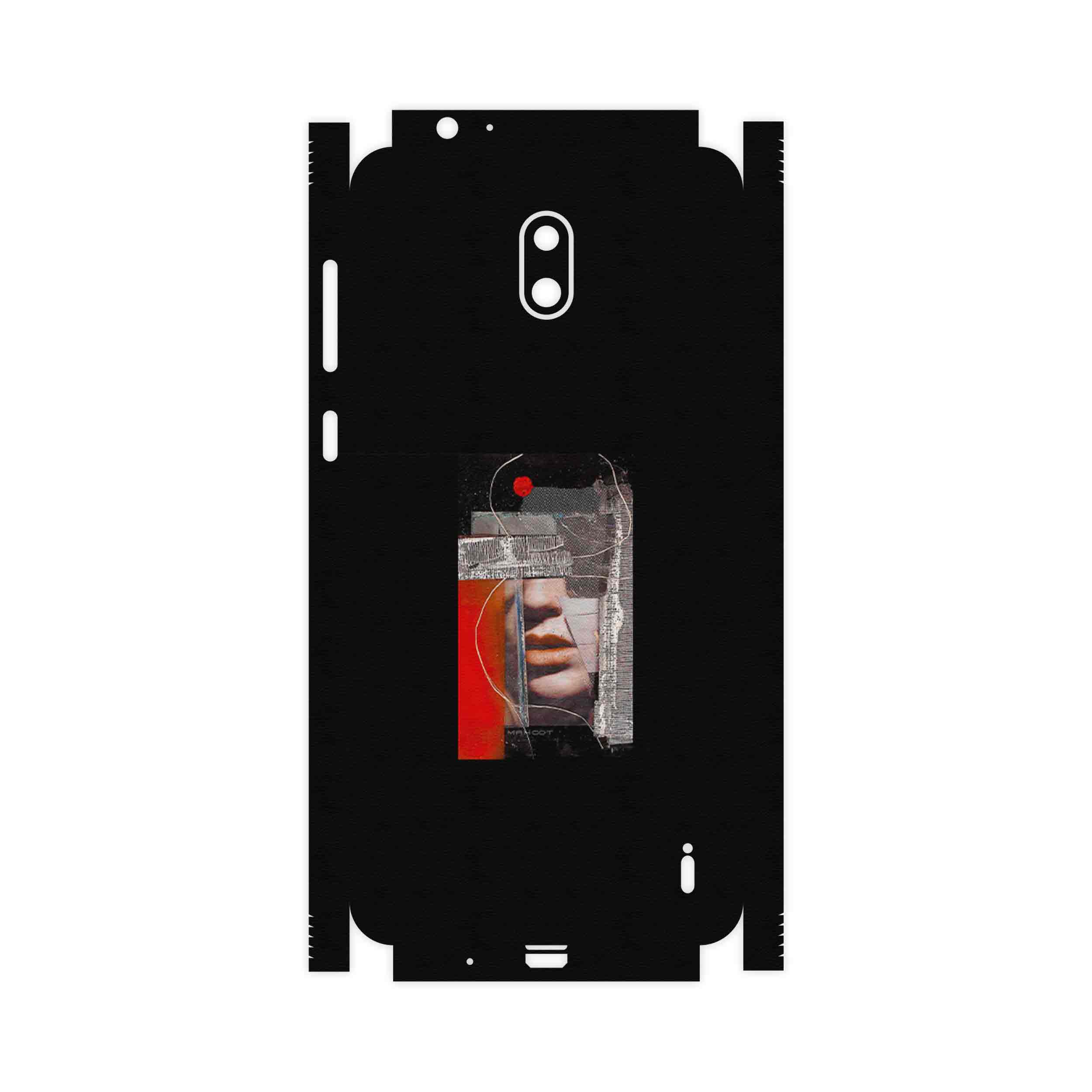 برچسب پوششی ماهوت مدل Collage of Mouth-FullSkin مناسب برای گوشی موبایل نوکیا 2