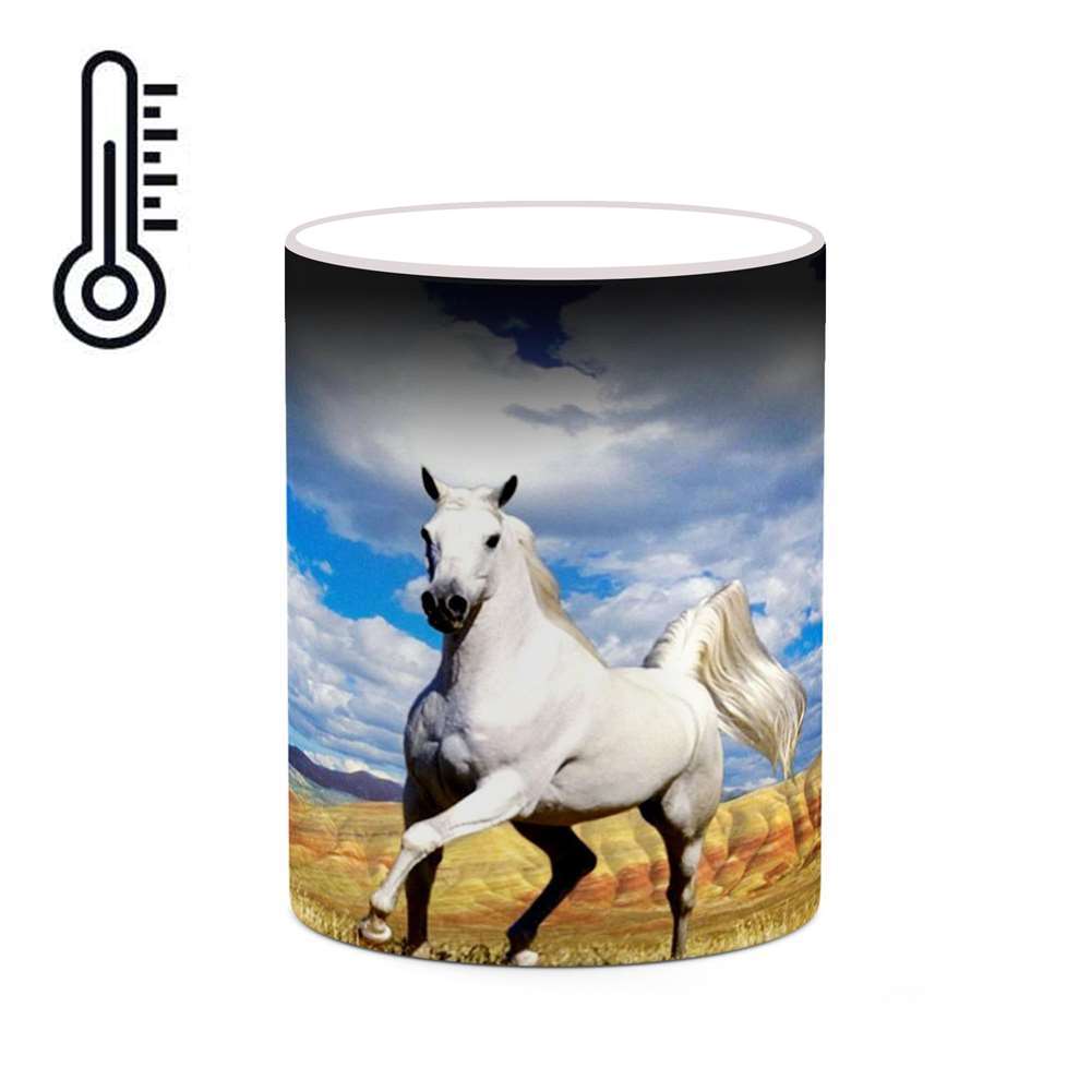 ماگ حرارتی کاکتی طرح اسب مدل mgh24177