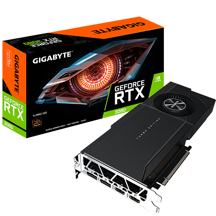 مشخصات، قیمت و خرید کارت گرافیک گیگابایت GeForce RTX 3080 TURBO 10G