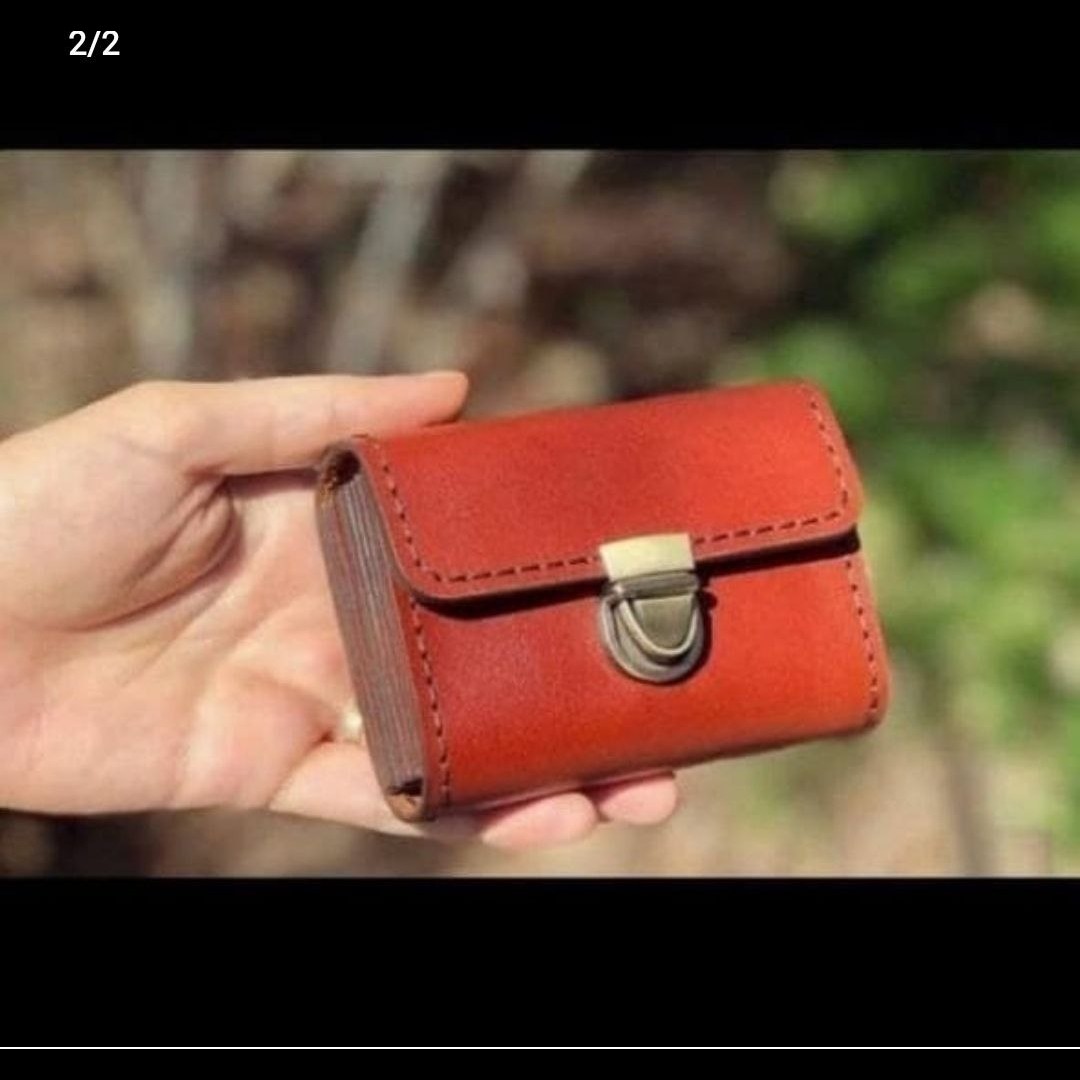 جاکارتی آکاردئونی چرمی دستدوز دوخته شده با چرم شتری و نخ موم زده ترک قابل سفارش در رنگ دلخواه