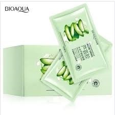 بایوآکوا ماسک آبرسان ژلی ساشه ای آلوئه ورا 30 عددی BIOAQUA