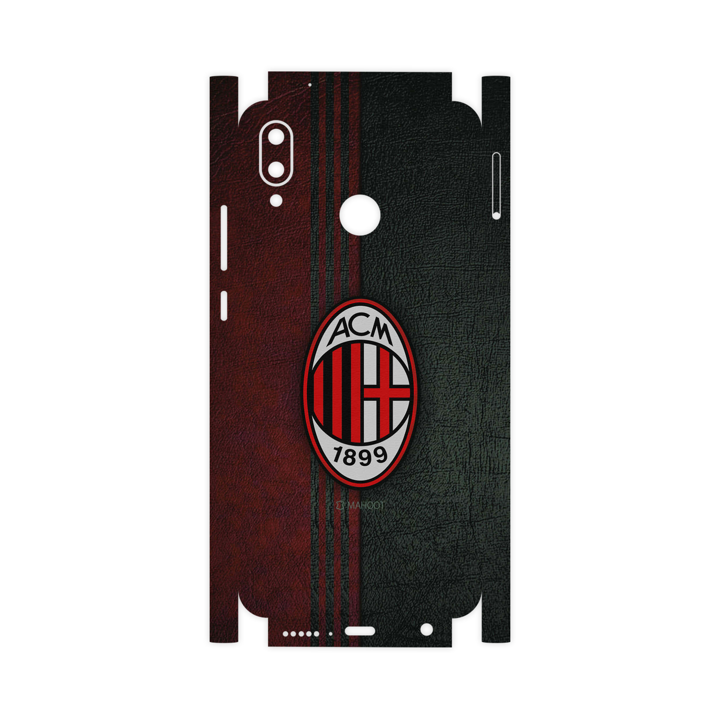 برچسب پوششی ماهوت مدل AC-Milan-FC-FullSkin مناسب برای گوشی موبایل هوآوی Nova 3e
