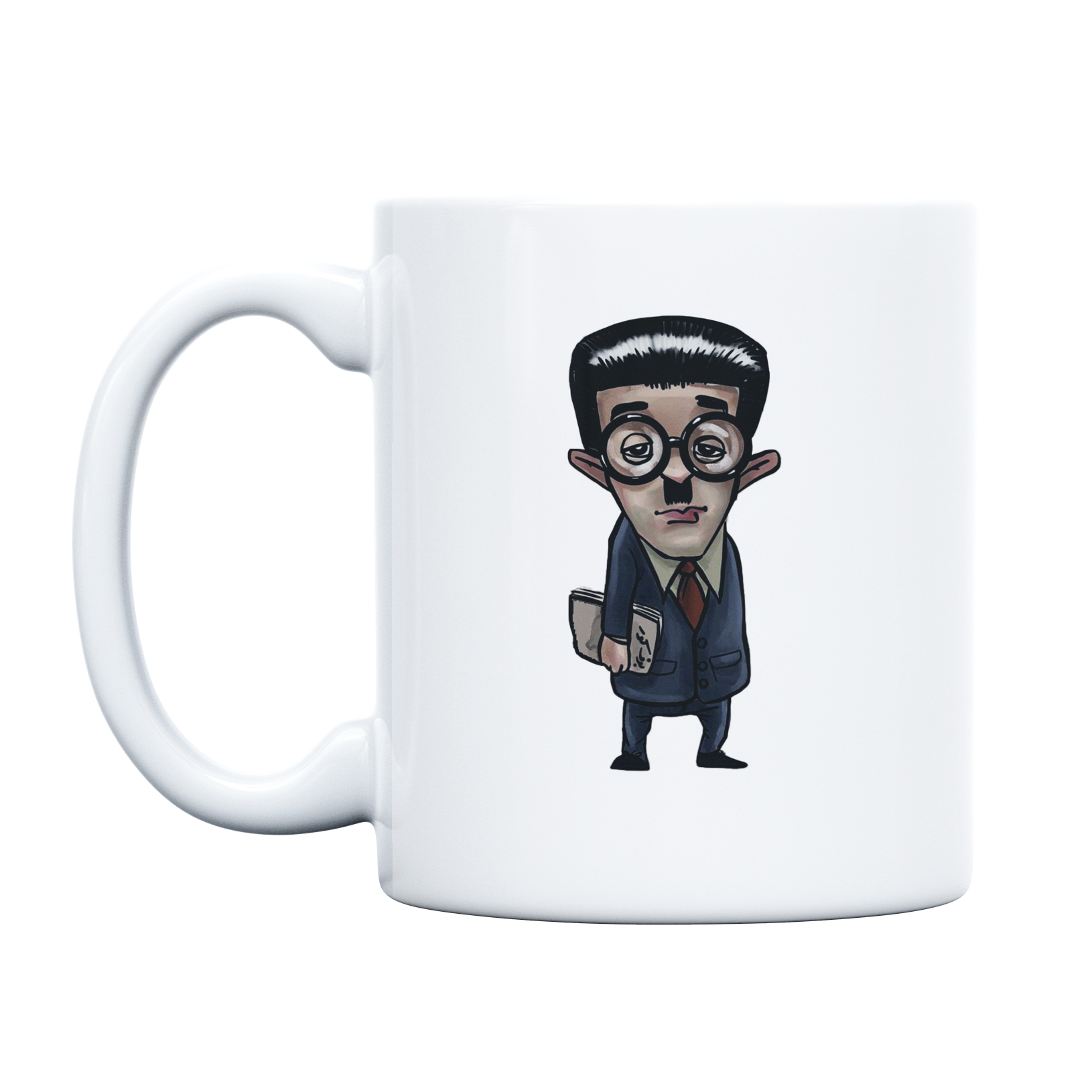 ماگ طرح  کاریکاتور مدل صادق هدایت