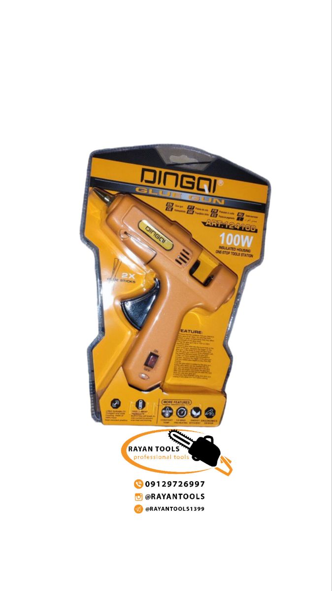 تفنگ چسب حرارتی دینگی مدل 124100