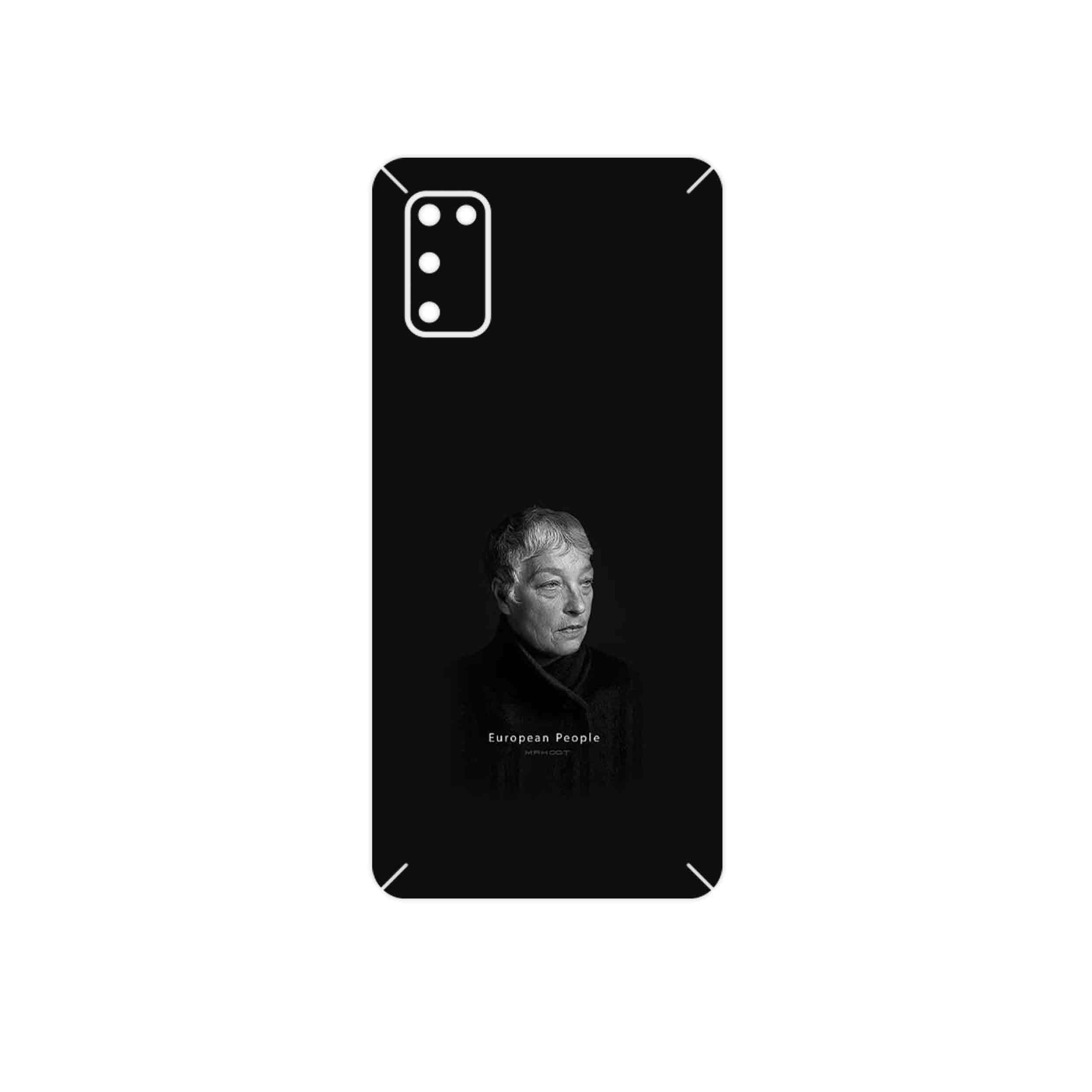 برچسب پوششی ماهوت مدل Portrait of a European Woman مناسب برای گوشی موبایل سامسونگ Galaxy A41