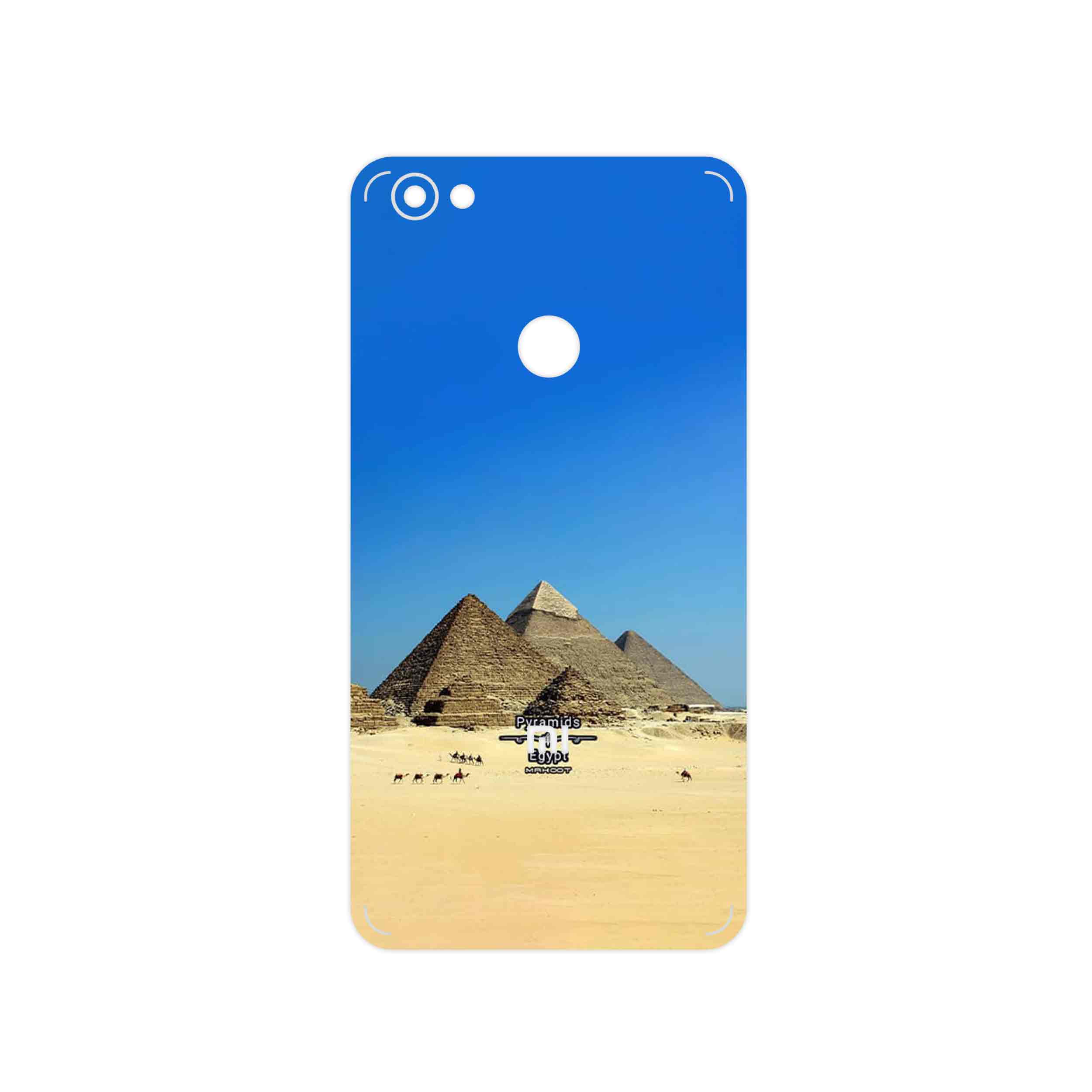 برچسب پوششی ماهوت مدل Pyramids of Egypt مناسب برای گوشی موبایل شیائومی Redmi Note 5A Prime