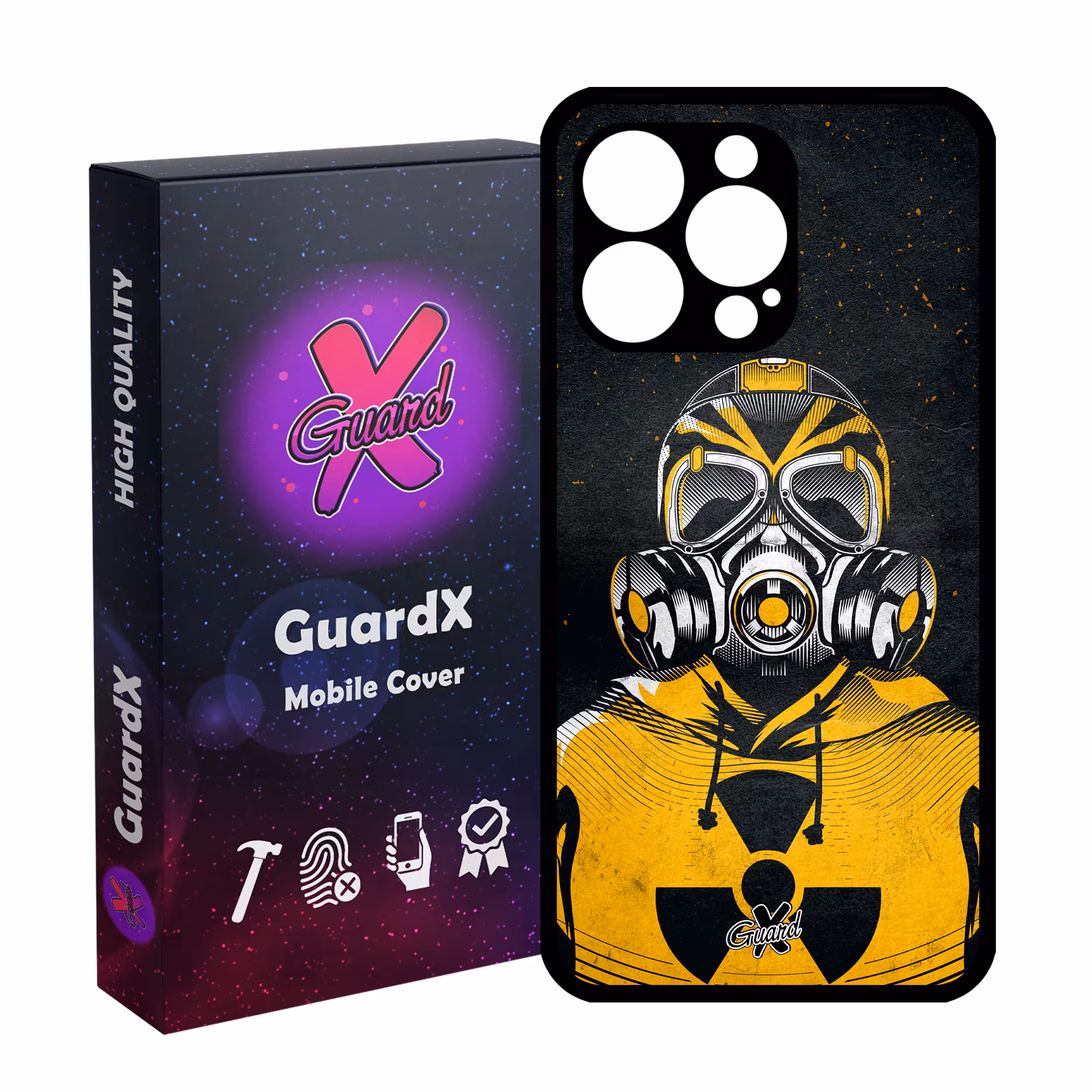 کاور گارد ایکس طرح Mask مدل Glass10164 مناسب برای گوشی موبایل اپل iPhone 13 Pro