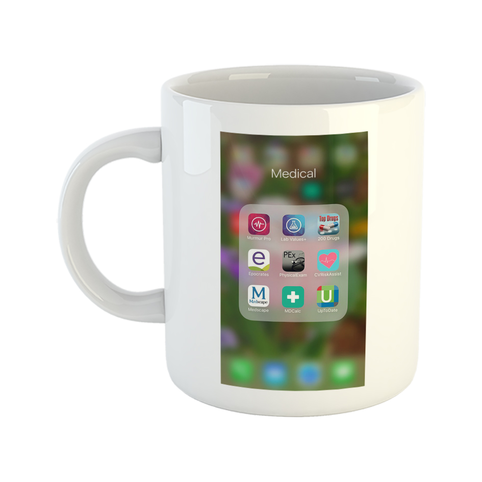 ماگ طرح کادر درمان مدل پزشک و پرستار M12