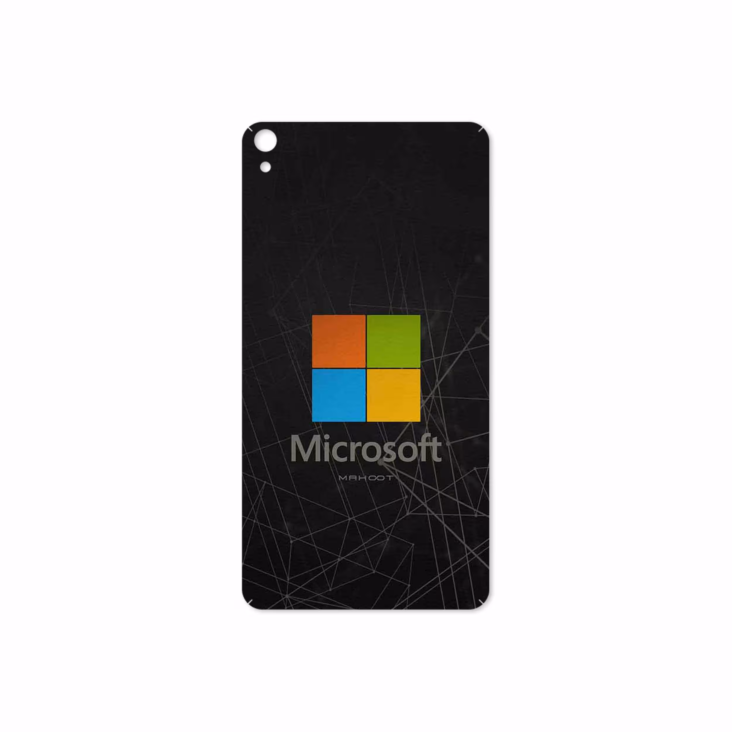 برچسب پوششی ماهوت مدل Microsoft-Logo مناسب برای تبلت لنوو Phab B1 2015