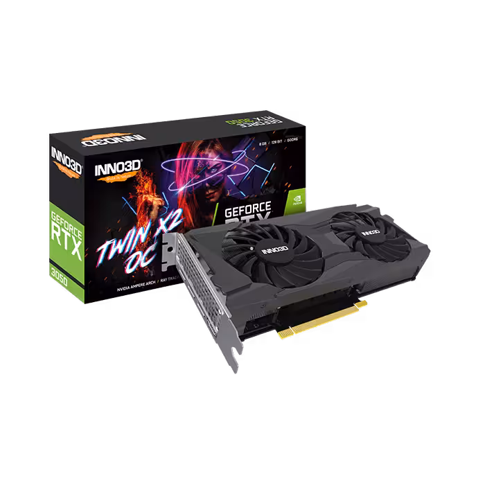 مشخصات، قيمت و خرید کارت گرافیک اينو تري دي مدل INNO3D RTX3050 X2 OC