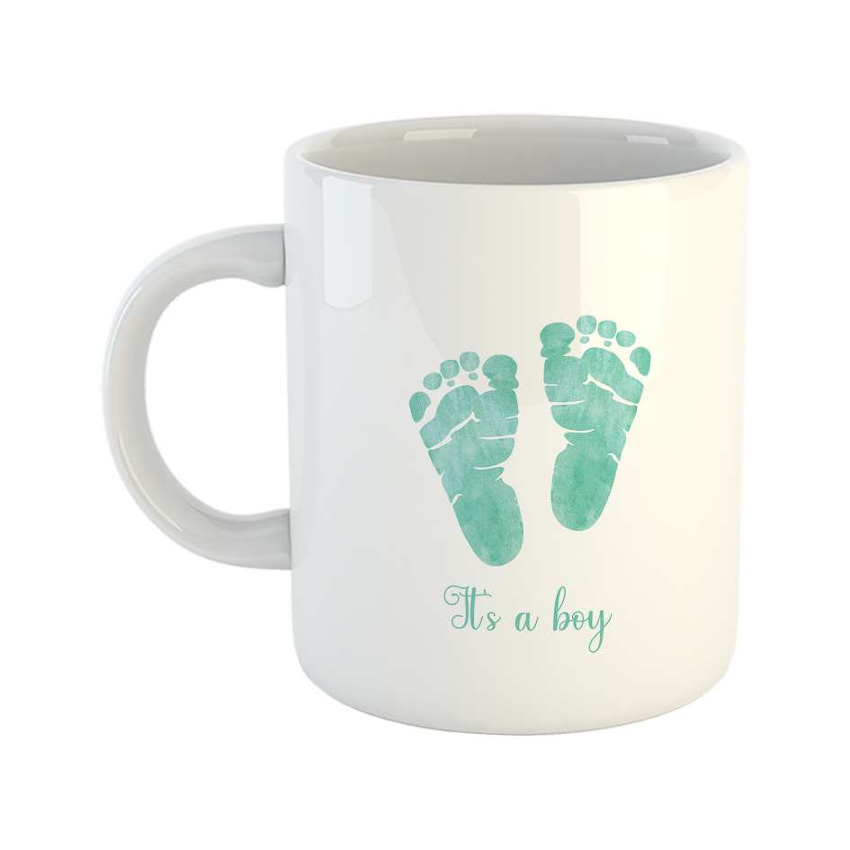 ماگ مدل رد پای پسر تعیین جنسیت پسر