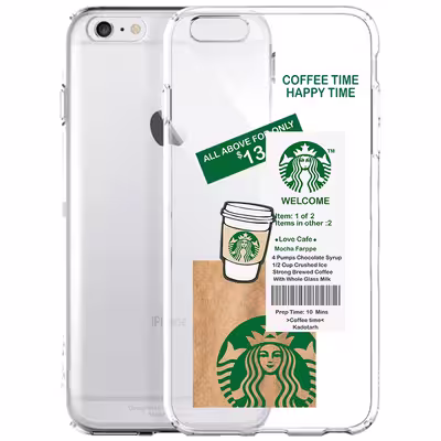 کاور طرح Starbucks مناسب برای گوشی موبایل اپل iPhone 6 Plus / 6S Plus
