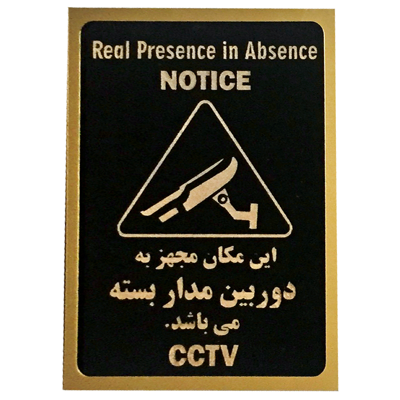تابلو دکوما طرح دوربین مداربسته مدل SI016