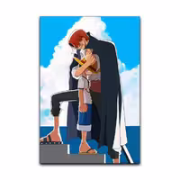تابلو شاسی گوفی مدل شنکس انیمه وان پیس طرح One Piece Shanks کد HUG23 | دنیای قاب