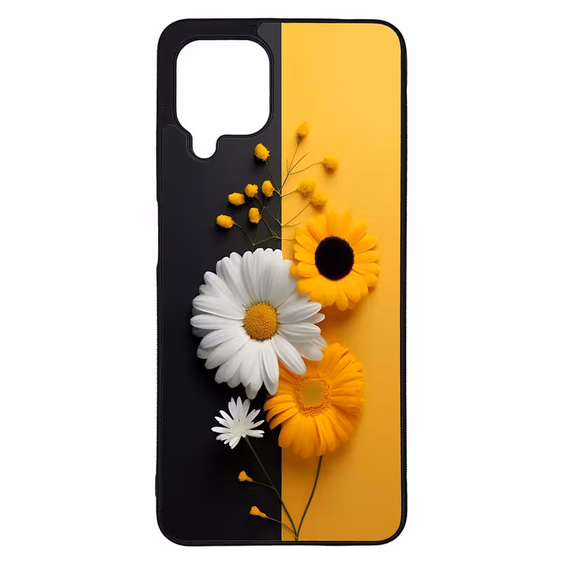 کاور طرح گل کد G-099 مناسب برای گوشی موبایل سامسونگ Galaxy A22 4G | دیجی قاب دونی