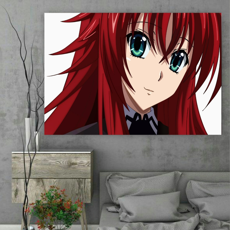 تابلو شاسی طرح انیمه HIGH School DXD مدل SDT123 | دنیای قاب